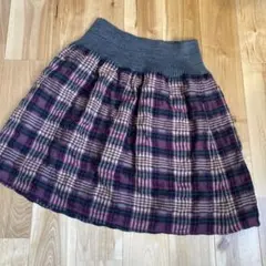 spick&spanフレアスカート パープル系チェックのサムネイル
