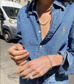 限定１点　新品タグ付　現行ラルフローレン　デニム　ダンガリー　シャツ　オーバー