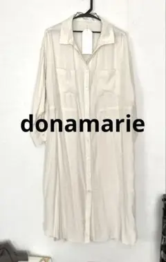 donamarie ドナマリー　オフ白 シャツワンピース 38