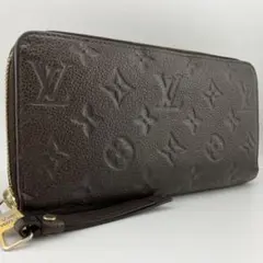 人気✨良品✨ルイヴィトン モノグラム アンプラント ジッピーウォレット 茶色のサムネイル