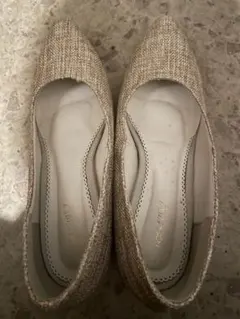 夏ローヒールパンプス