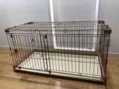 未使用未開封！ペットゲージ 大・中型犬向けドッグケージゲージペットサークル CL126 アルミ