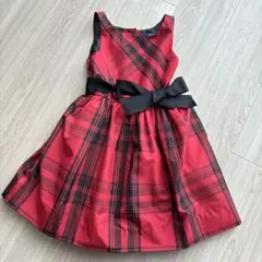 Polo RalphLauren ワンピース 赤黒チェック　ラルフローレン