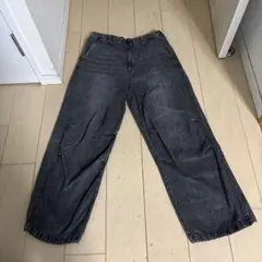 wego ブラックデニム　黒デニム　Mサイズのサムネイル