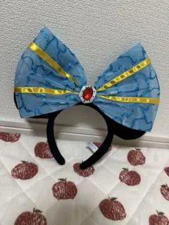 【美品】東京ディズニーシー 15周年 カチューシャ　ミニーマウス　ブルー