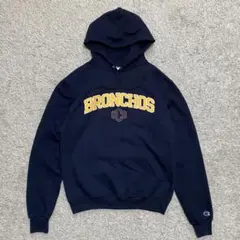 US古着◎ Champion カレッジロゴ オーバーサイズ 裏起毛パーカー