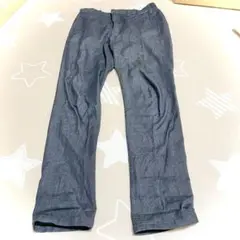 THE SHOP TK デニム調 イージーパンツ ウエストゴム