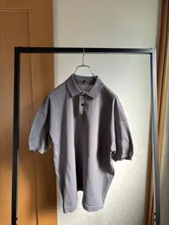 無印良品　ミラノ編みリブポロシャツ