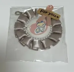 マタニティロゼット　マタニティマーク　グレージュ　ハンドメイド