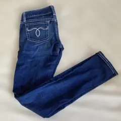 MOUSSY ダークブルー スキニージーンズ