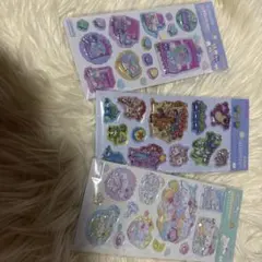 サンリオ ディズニー わたあめカプセルシール ポップデコパーティー 3点セット