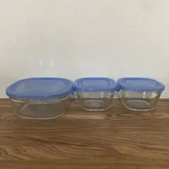 イワキ　パックアンドレンジ　保存容器　ガラス容器　アクアブルー　青のサムネイル