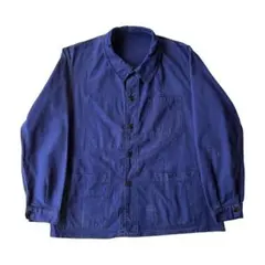 60〜70s フレンチ ヴィンテージ フランス軍 カバーオール ワークジャケットのサムネイル