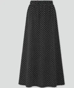 【UNIQLO】ドット柄 ロングスカート キャスキッドソン・コラボ限定 M 美品のサムネイル