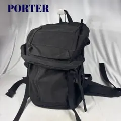 PORTER　CORNER　キャンバス　バックパック　リュック　デイパック　黒のサムネイル