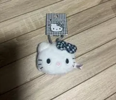 フェイス形マスコットホルダーI Love Hello Kitty