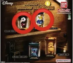 ディズニー　ミニチュア&パッケージコレクション　ミッキー・ドナルド