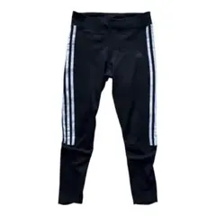 【adidas】アディダスレディース スポーツレギンス ブラック S 黒