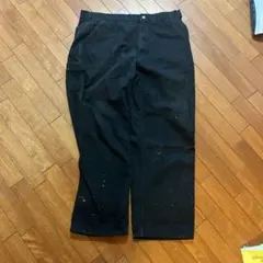 Carhartt ペインターパンツ ダブルニー42X 32 ブラック 古着