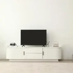 幅180cm】テレビ台 ローボード 収納 木製 引出し収納 大容量 ホワイト