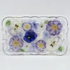 ☆SALE☆No.327 楕円形トレイ✨固まるハーバリウム - メルカリ