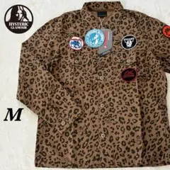 未使用タグ付！Hysteric Glamour レオパード 長袖シャツ Mのサムネイル