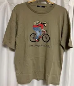 チャオパニック　Tシャツ ベージュ　サイクリング