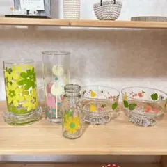 レトログラス　当時物　昭和　ヴィンテージ