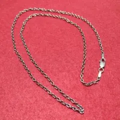 美品 NAVAJO 90's OLD シルバー 2.5mm細角チェーン 60cm - メルカリ