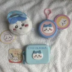 ちいかわ　ハチワレ　ミニポーチ3つセット