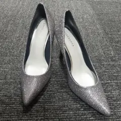ESPERANZA シルバー ハイヒールパンプス 23.5cm