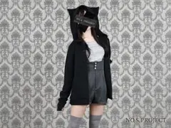 【NO.S PROJECT】猫耳メンズパーカー