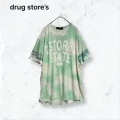 a3917 ドラッグストアーズ Tシャツ 白 ミント F 新品 タイダイ 春夏のサムネイル