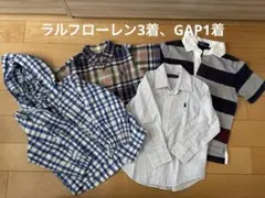 ポロ・ラルフ・ローレン 半袖シャツ・ポロシャツ 3点、GAP１点計4点セット
