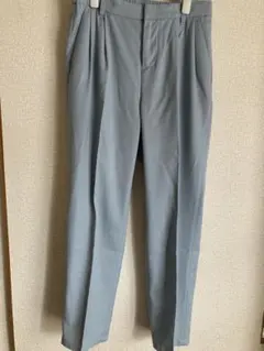 【4月末迄】スラックス テーパードパンツ センタープレス オフィス M