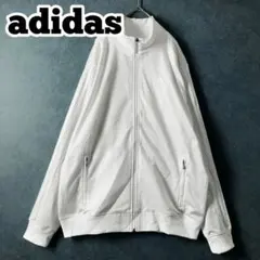 【★adidas×背面刺繍ロゴ】O オールホワイト トラックジャケット ジャージ