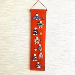 押絵　帯リメイク　こども　四季遊び　壁飾り　タペストリー