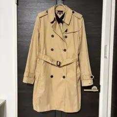 トミーヒルフィガー　ベージュ　トレンチコート ダブルブレスト　Ｌサイズ
