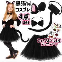 黒猫 コスプレ 4点セット