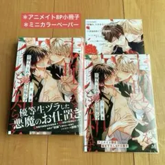 甘噛み、それを恋とは知らず　アニメイト　小冊子　カラーペーパー　三月未来BL新刊