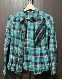 ALGONQUINS フリル付きストライプシャツ ALGONQUINS フリル付きストライプシャツ ALGONQUINS