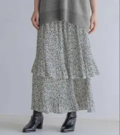 【新品】apart by lowrys ホソプリーツティアードスカート