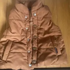 moujonjonブラウン ダウンベスト