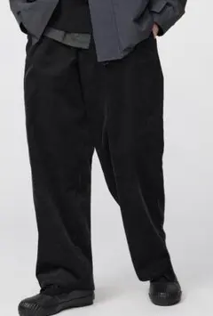 UNIQLO ユニクロu コーデュロイ ユーティリティパンツ　ブラック　新品