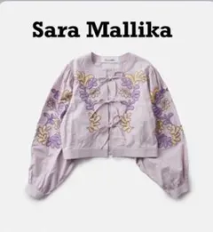 Sara Mallika サラマリカ　パッチワーク 刺繍 ブラウス ピンクのサムネイル