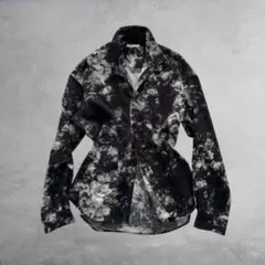 tk 総柄シャツ モノトーン 花柄 モード お兄系 グランジ V系