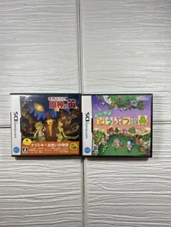 DS 人気ソフト2本セット おいでよ 동물의 숲 レイトン教授 動作確認済み