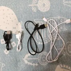 USBケーブル 4本セット 黒 白