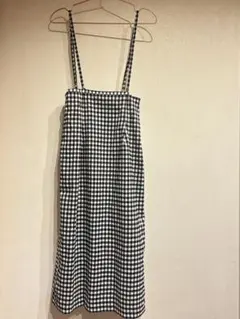 チェック柄キャミソールワンピース【¥1000→¥700】