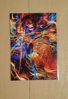 映画 鬼滅の刃 無限城編 入場者特典 キービジュアルイラストボード 善逸　獪岳